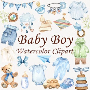 男の子のクリップアートです。水彩画の男の子のクリップアート。ベビーシャワーのクリップアート。ボヘミアン風の赤ちゃんの水彩画のクリップアート。家族のプリントのクリップアート。子供部屋の装飾。PNG