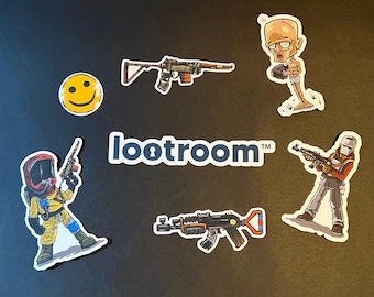 Rost Spiel Sticker Pack | Laptoptasche | Rost Spiel Geschenk Idee