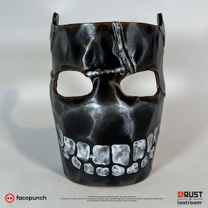 Rust Game Gift Big Grin Skin Facemask For Gaming Setup Rust Gaming Decor Idea For Friend Rust Gaming Room Present