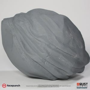 Rust Big Rock | handpainted | 20 cm | perfect Gamer Gift | Fan Art