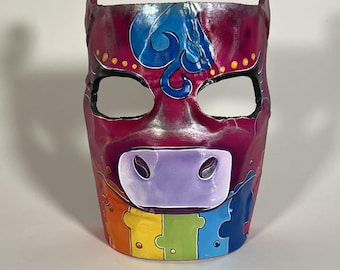 Rust LIFE-SIZE Facemask | Rainbow Pony 1:1 Prop | professional airbrushed | rust game gift