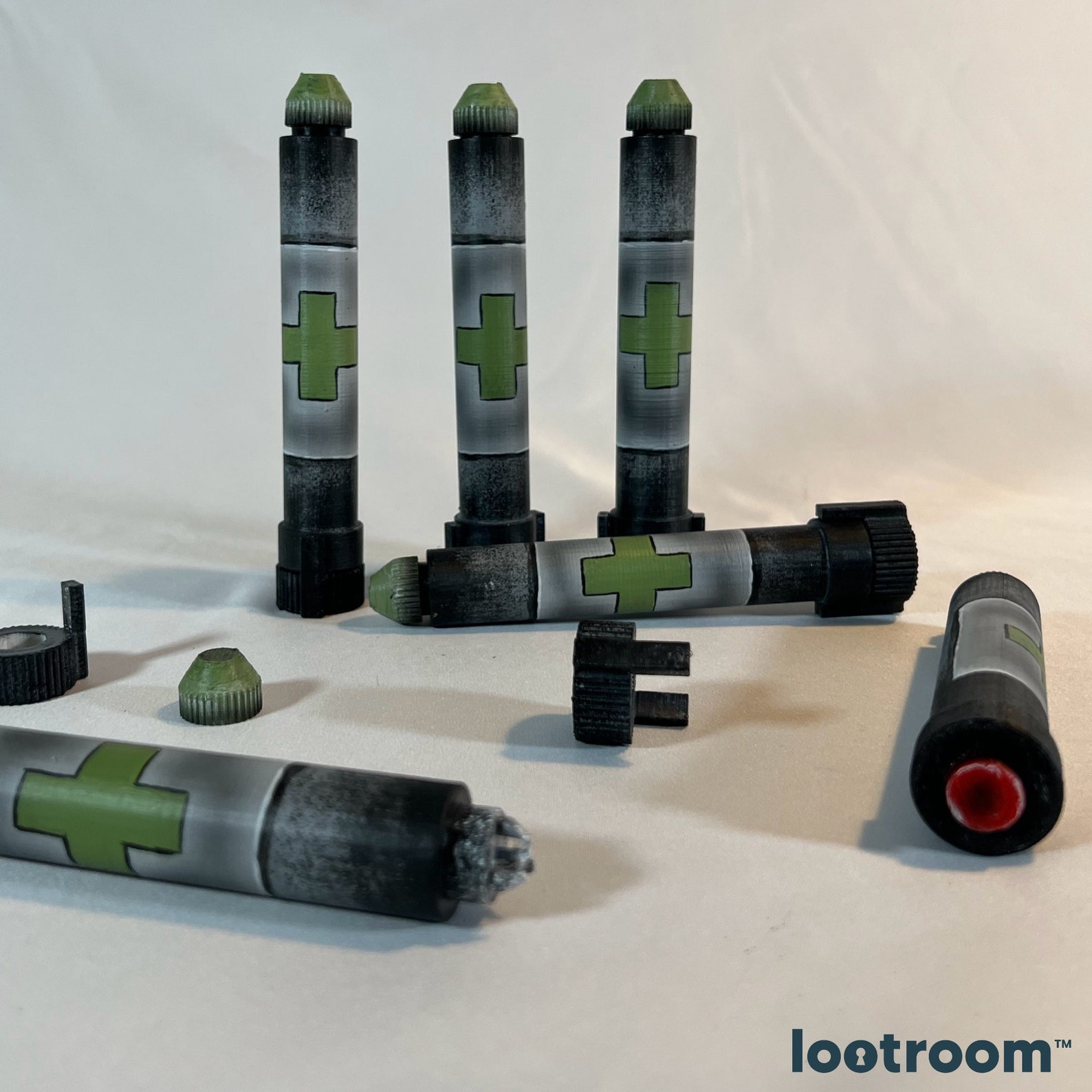 Rust Medical Syringe Medpen Handpainted 16 Cm Perfect Etsy