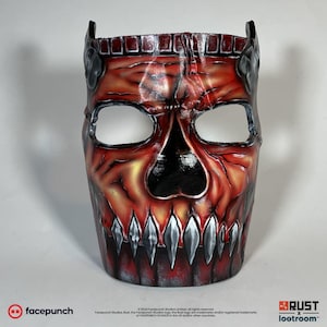 Rust LIFE-SIZE Facemask | Killjoy 1:1 Prop | professional airbrushed | rust game gift