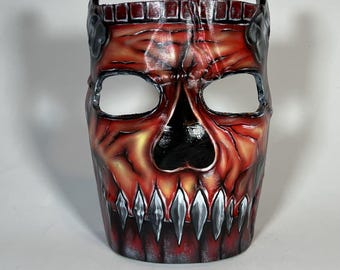 Rost LIFE-SIZE Gesichtsmaske | Spielverderber 1:1 Prop | professionell geairbrushed | rost Spielgeschenk