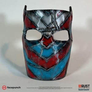 Rust LIFE-SIZE Facemask | IOK 1:1 Prop | professional airbrushed | rust game gift