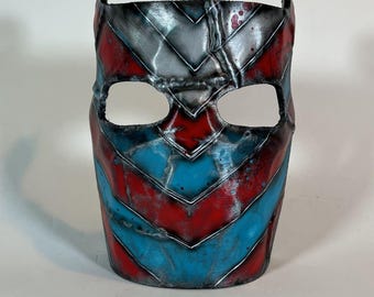Rost LIFE-SIZE Gesichtsmaske | IOK 1:1 Prop | professionell geairbrushed | rost Spielgeschenk