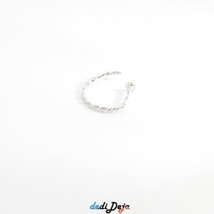 BAEBAE Ring 14k White Yellow Gold screw type nose stud