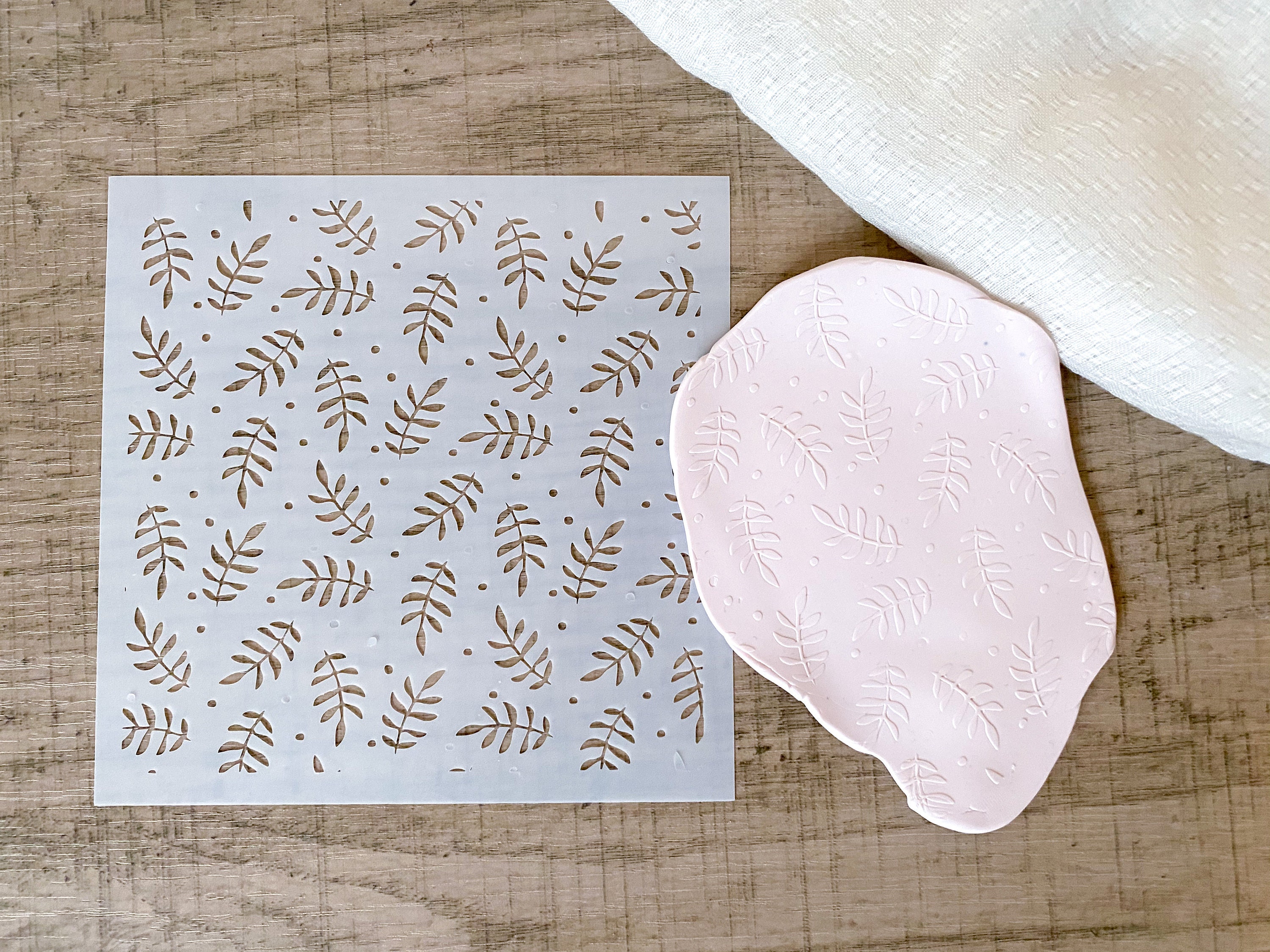 Polymer Clay Texture Stencil Texture Screen Reusable Etsy