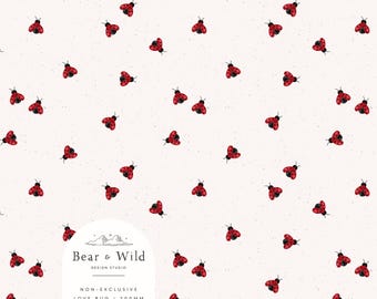 ladybird Surface Pattern, seamless ladybird, ladybug Fabric Design, Digital Paper, bug seamless print, kids print repeat, love bug, spring