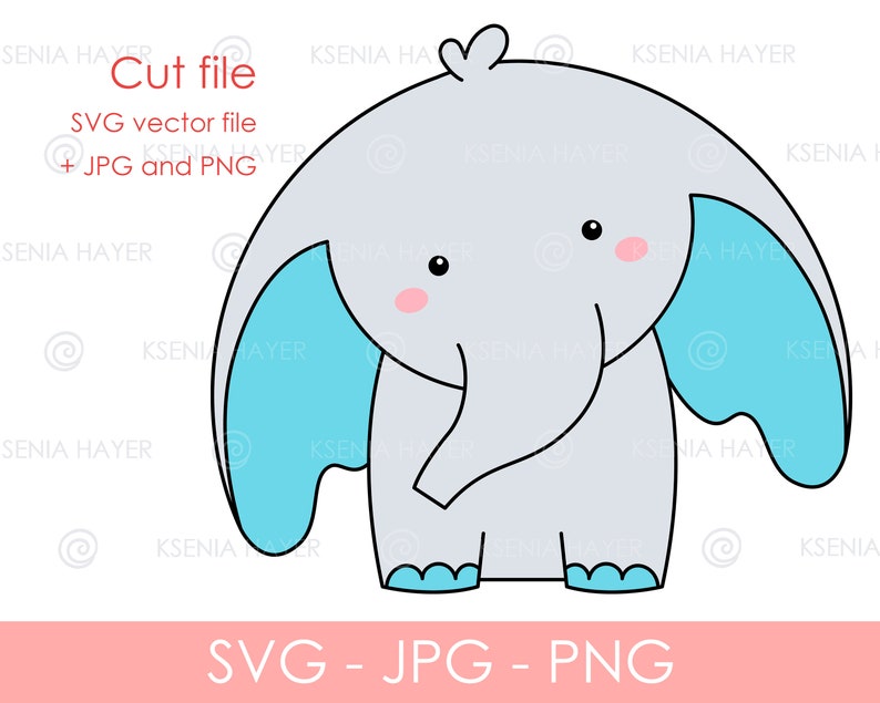 Download Baby elephant svg files Layered svg cut files for cricut ...