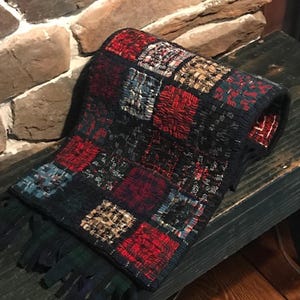 Hooked Rug – “Tartan Window”