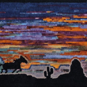 Hooked Rug – “Mustang”