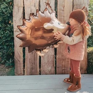 Kind mit Igel Folienballon Kindergeburtstag Waldtier Party Deko