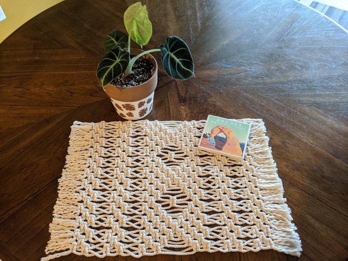 Macrame Placemats Etsy