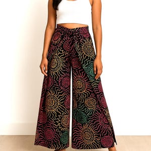 Wrap Pants Bali - Handmade Boho Yoga Pants -Lightweight Summer Festival clothing