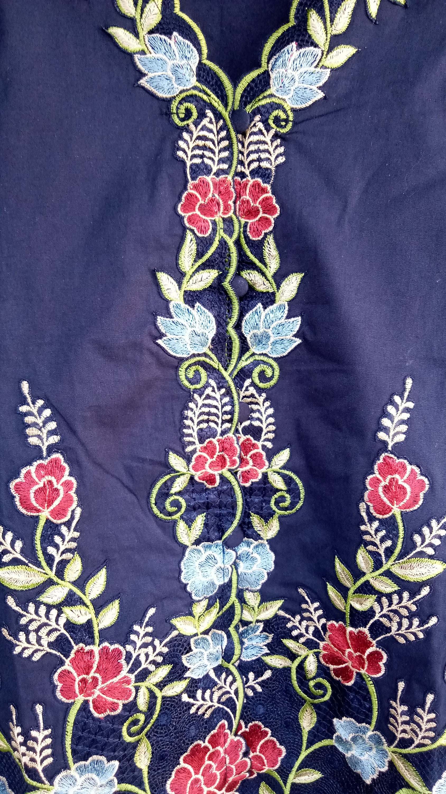 Kebaya Embroidery Navy Kebaya Nyonya Kebaya Cotton Kebaya - Etsy