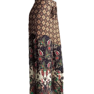Batik Wrap Pants: Soft Rayon Cotton Summer Trousers