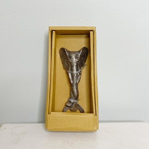Elephant bottle opener, metal Indian elephant gift