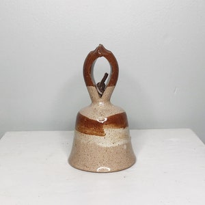 Vintage Adia Keramik Glocke, handgemachte Keramik Glocke