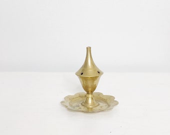 Vintage Brass incense burner, stick incense burner, incense gift