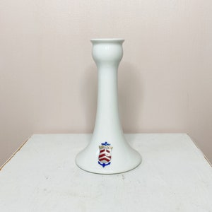 Limoges French candle stick holder, Single taper holder made in France