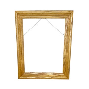 Marco de madera de roble vintage para obras de arte o cuadros
