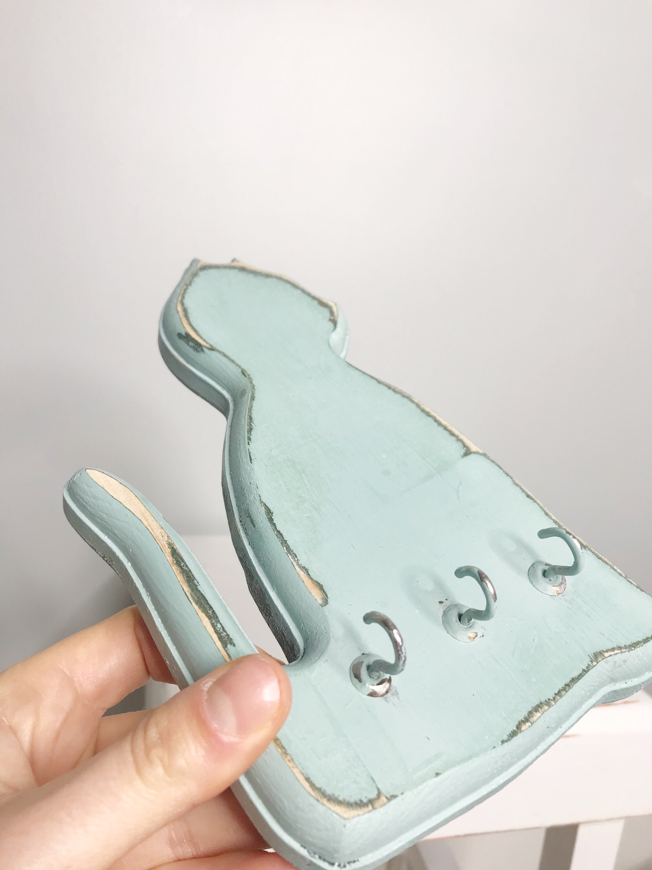 Wooden Cat Key Holder Cat Key Rack Keys Hooks for Wall Etsy UK