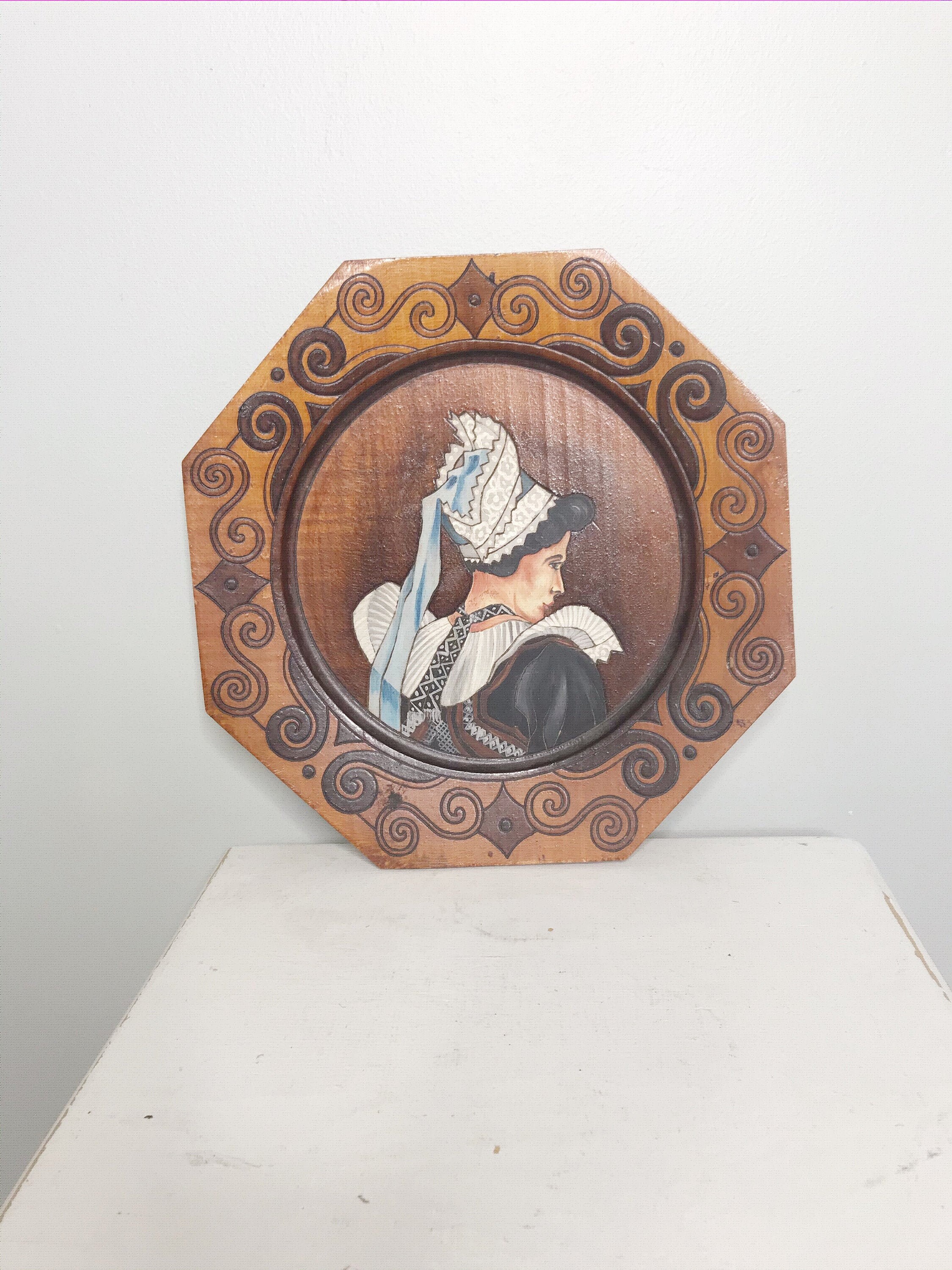 Dekorative Holzplatte Holz Wandbehang Kunst | Etsy