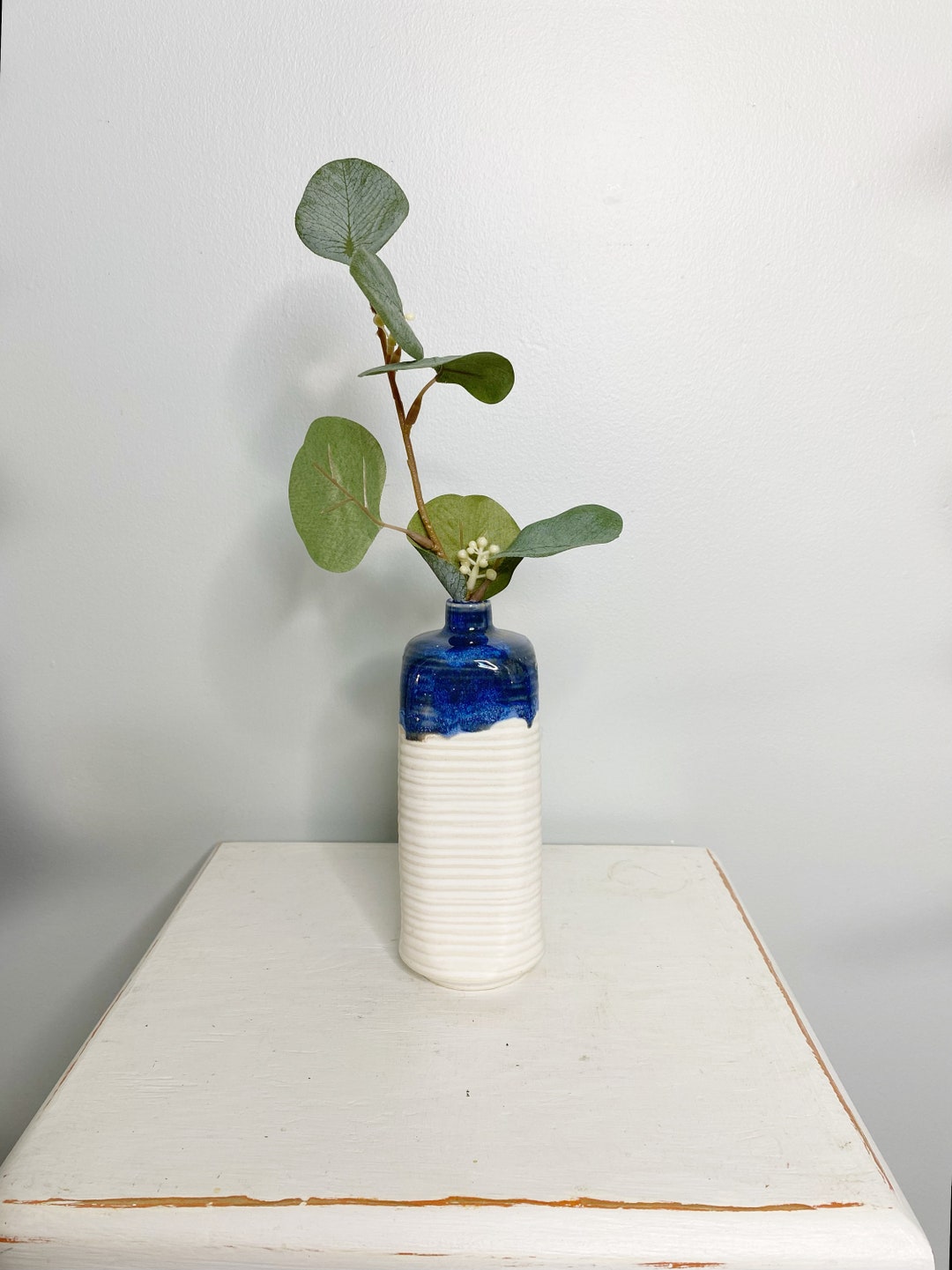 Vintage Clay Vase, Pottery Vase Made in Japan Etsy