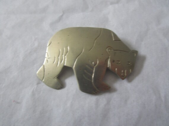 Pendentif Broche Ours Brun - Thème Yellowstone Park - 1,6 Cm - Occasion