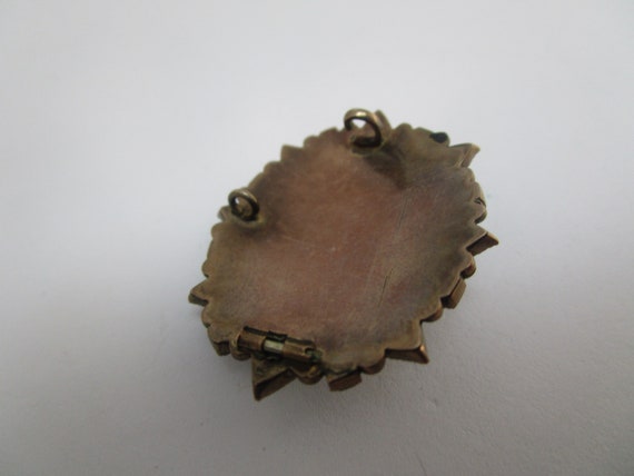 19th C Antique Edwardian 14K Gold & Black Onyx Br… - image 3