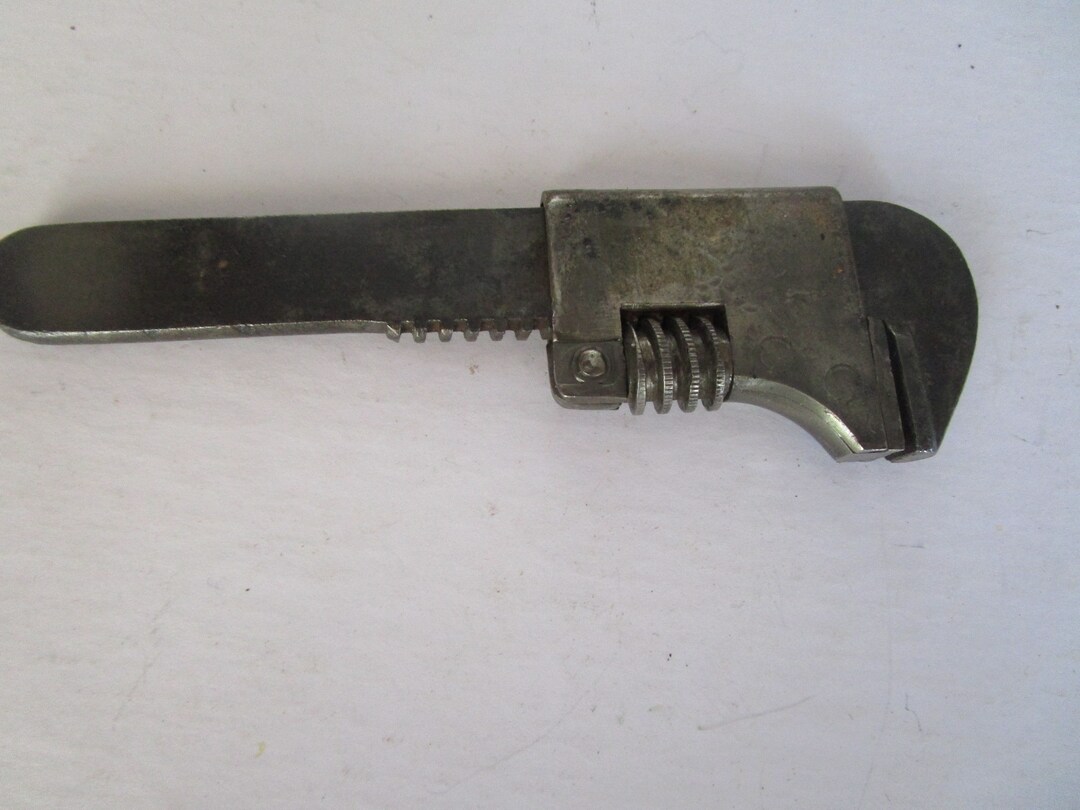 INV E449 Mossberg Vintage 5" Frank Mossberg A-1 Adjustable Bicycle Wrench 