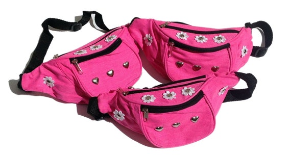 Neon pink sales bum bag