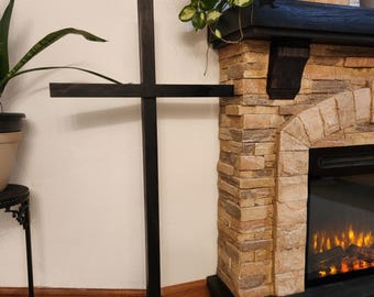 Large Cross w/Base, Ideal for Wedding, Baptism, Church, Home Christian Decor, Memorial, Beautiful Meaningful Gift For Any Occasion