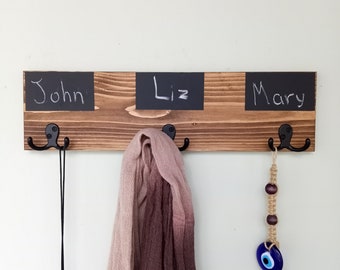 Coat Rack With Memo, Office,  Entryway. Playroom Organizer, Beautiful Contemporary Design