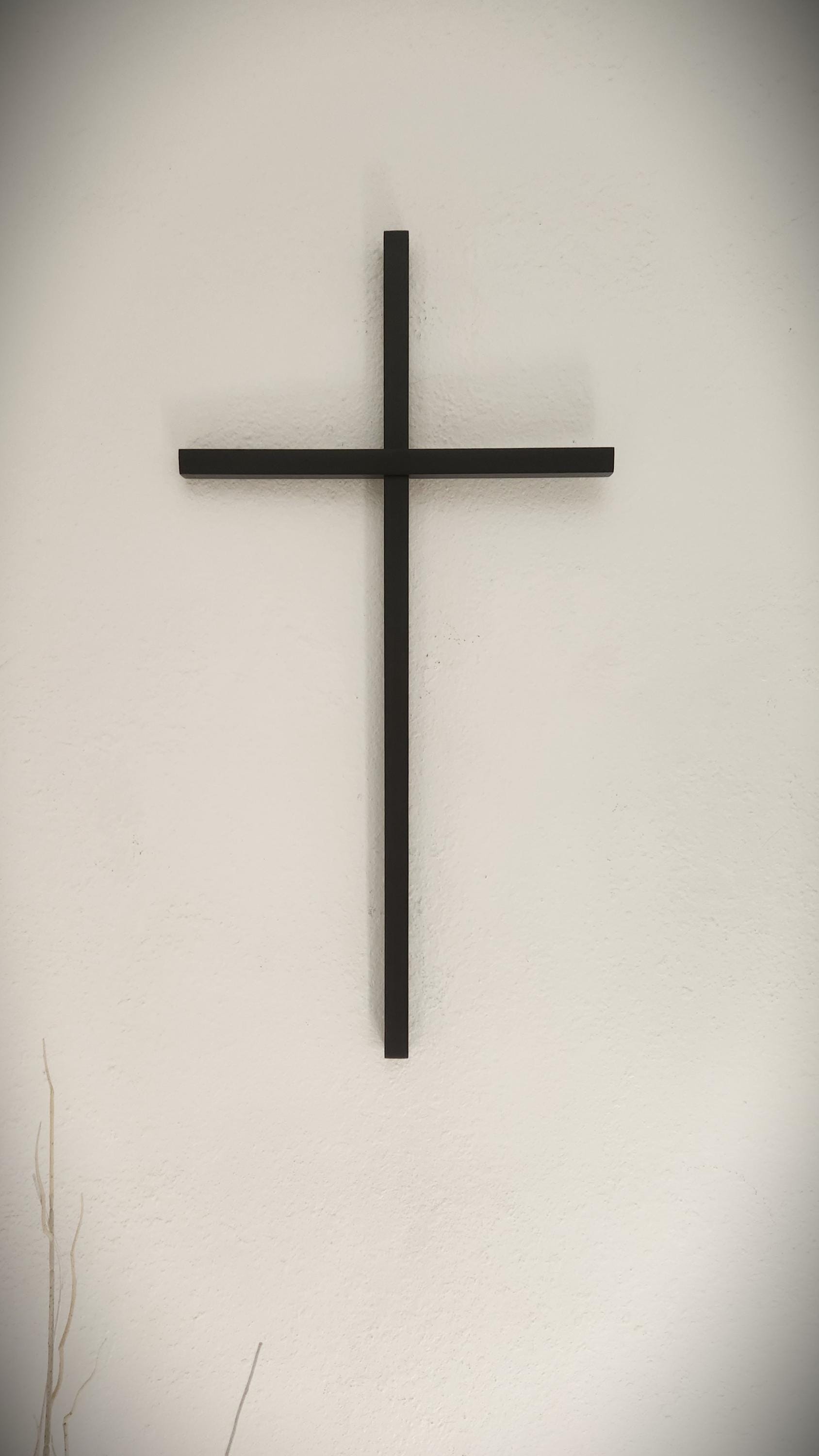 Cross Black Matte: Office, Home, Wedding, Baptismal, Memorial Gift