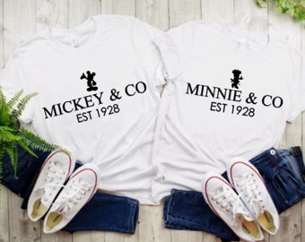 Disney Mickey and Minnie shirt iron on, Minnie iron on, Disney vacation, disneyland htv, disney world htv, disneyland iron on decal