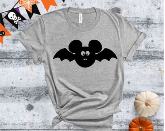 Mickey halloween vampire bat heat transfer vinyl decals,  disneyland, disney world, htv, iron on