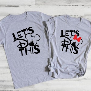 Disney Let&#39;s Do this heat transfer vinyl decals, mickey, minnie, disneyland, disney world, matching shirts. htv, iron on