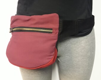 Kidney/Bandolera/Faltriquera model "KIRA" unisex. Travel bag. Hip Bag. Holster bag. Adjustable Strap. Algodon Canvas.