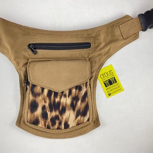 Fanny pack/Bandolera/Faltriquera model &quot;Stiching&quot; unisex. Travel bag. Hip Bag. Holster bag. Adjustable strap. Algodon Canvas.