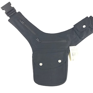 Kidney/Bag/Faltriquera model &quot;BALI&quot; unisex. Travel bag. Hip Bag. Holster bag. Adjustable strap. Cotton Canvas.