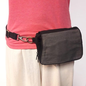 Kidney/Bandolera/Faltriquera model &quot;PUNO&quot; unisex. Travel bag. Hip Bag. Holster bag. Adjustable Strap. Algodon Canvas
