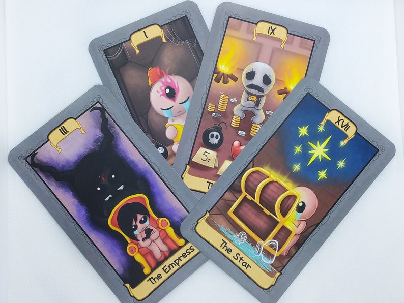 The Binding Of Isaac Major Arcana Tarot Deck Binding Of Isaac Etsy