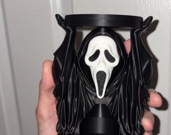 Ghostface candle holder