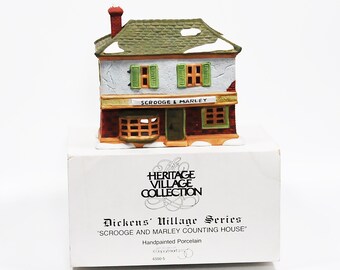Dept. 56 Heritage Village Collection Dickens' Village Series 'Scrooge and Marley Counting House'