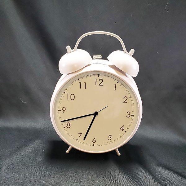 Jumbo Pink Double Bell Alarm Clock