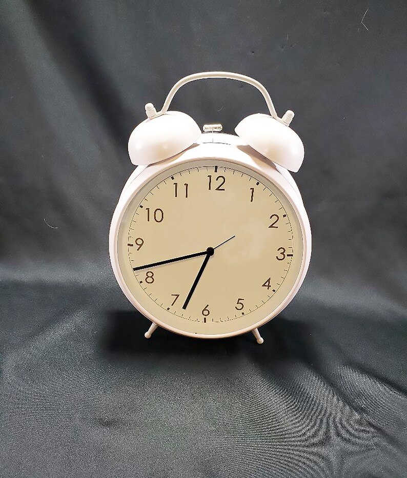 Jumbo Pink Double Bell Alarm Clock Etsy