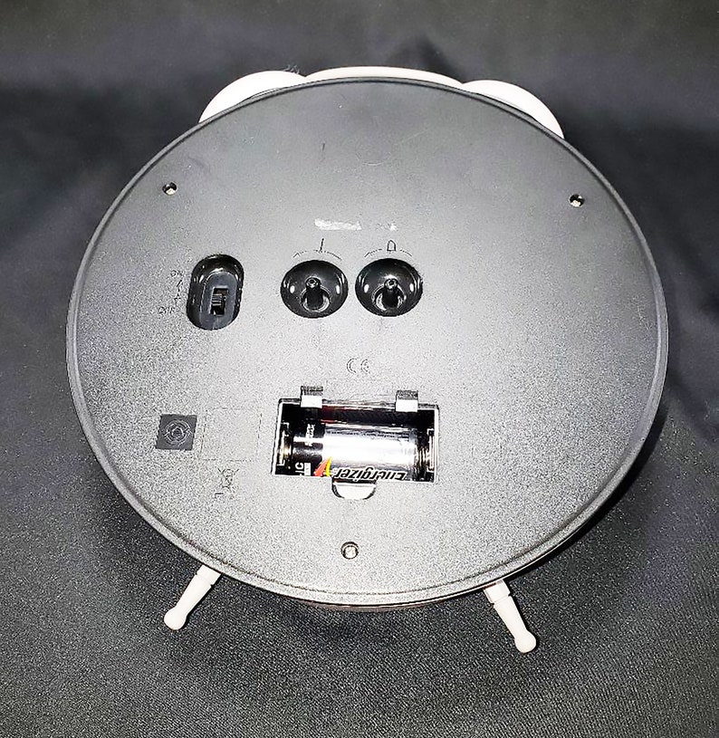 Jumbo Pink Double Bell Alarm Clock Etsy