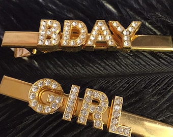 Birthday Girl hair pin, Bday Hair Clip, Birthday Hair clips, hair accessories, hair barrette